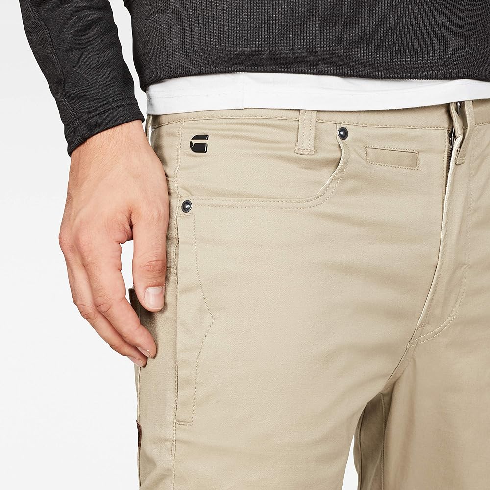 Amazon | [ジースターロゥ] パンツ メンズ ストレートテーパード